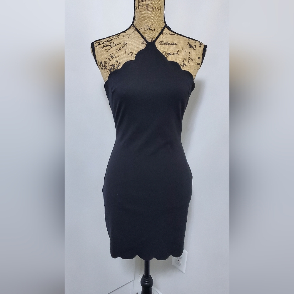 Kimchi Blue Black One Shoulder Bodycon Dress